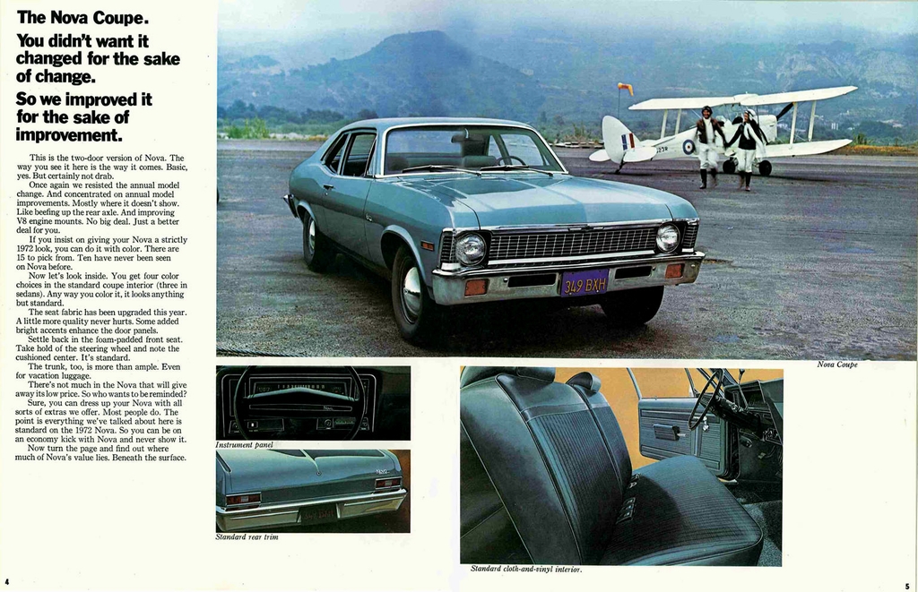 1972 Chevrolet Nova Brochure Page 8